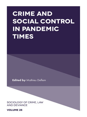 cover image of Crime and Social Control in Pandemic Times